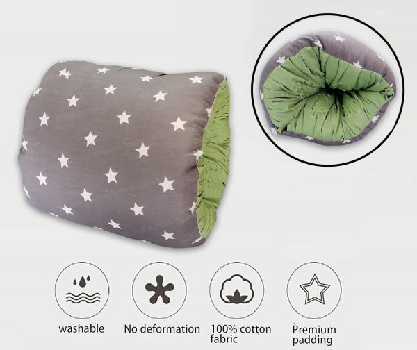 Hypoallergenic baby feeding pillow